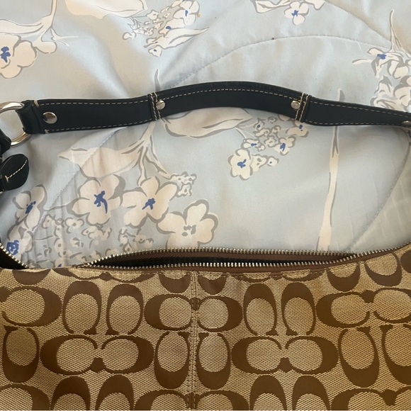 Coach Brown Signature Shoulder Bag - Picture 9 of 14